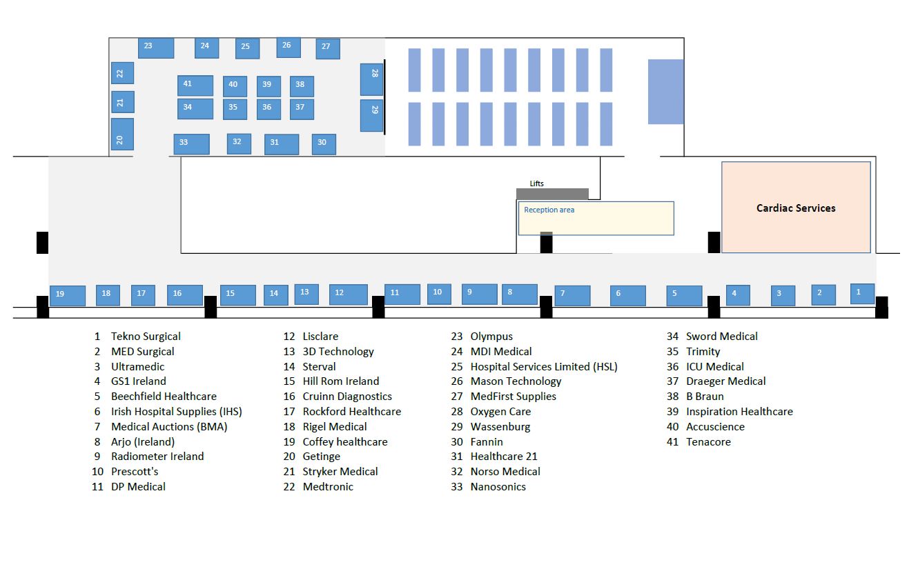 Exhibition stands layout